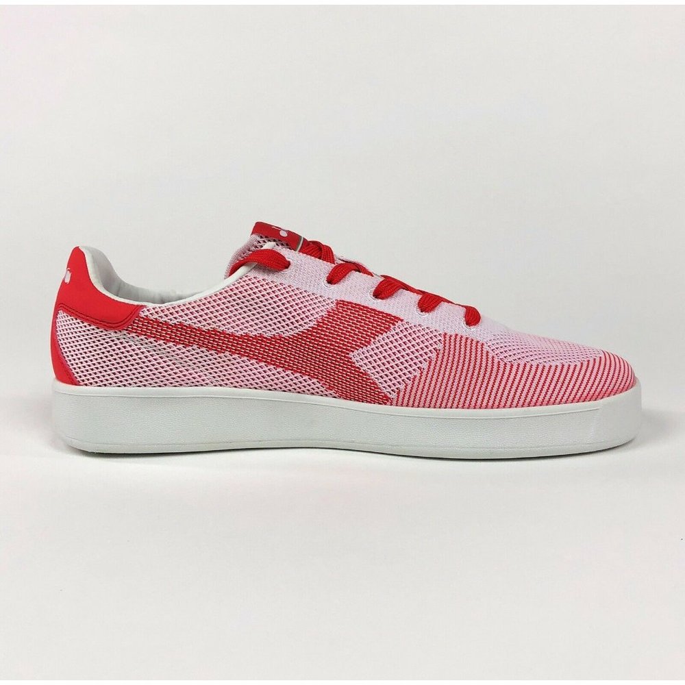 Diadora B. Elite SPW Weave Red White Low Shoes - Picture 5 of 9